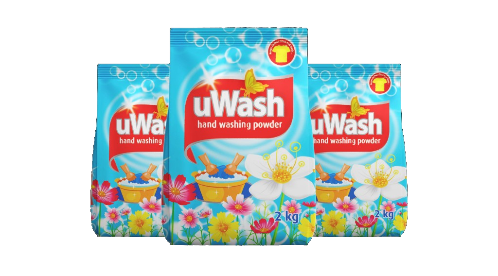 uWash 2kg hand washing powder bags