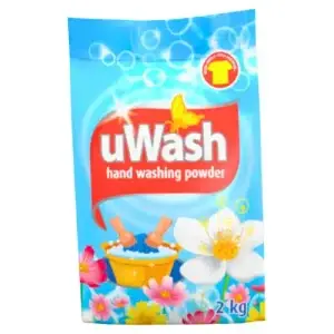 uWash 2kg 384pcs Pallet Hand Washing Powder